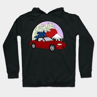 Red NB Roadster Black Soft Top Hoodie